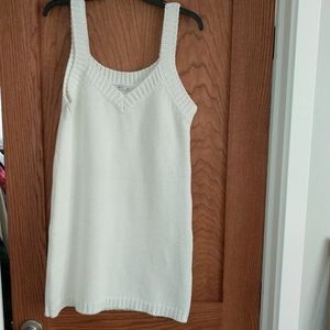 Zara knitted dress / vest winter white size M